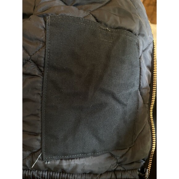 Carhartt Coat Duck Artic Quilt Lined Jacket SZ 46 R  X Large Black C03 BLK - Picture 9 of 11